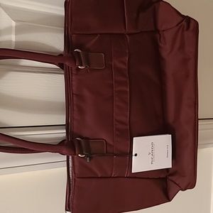 RICARDO BRAND BURGUNDY LAPTOP COMPUTER BAG